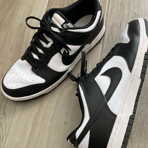 US Mens size 11 Nike Dunk Low “Panda” white/black lightly worn shoe